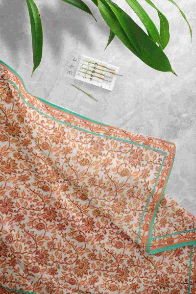 Sarmaşık Desenli Eşarp Orange