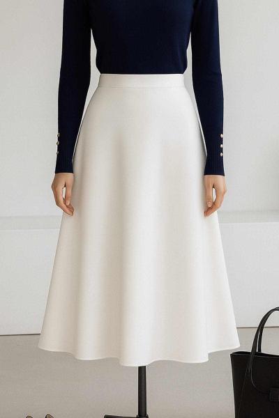 Scuba Çan Etek Beyaz