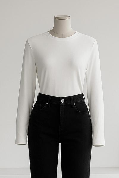 Bisiklet Yaka Battal Vizkon Bady Ekru