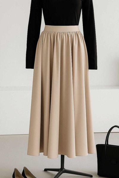 Büzgülü Kloş Bondid Etek Taş