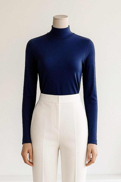 Yarım Balıkçı Uzun Kollu Battal Vizkon Bady Lacivert