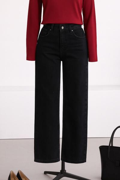 Bol Paça Relax Kot Pantolon Antrasit