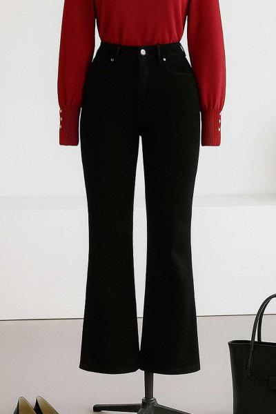 İspanyol Paça Skınny Kot Pantolon Siyah