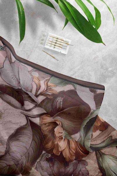 Krash Desenli Şal Haki