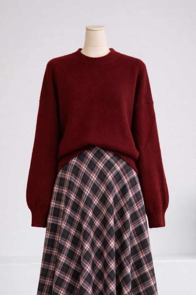 Simit Yaka Oslo Yumoş Kazak Bordo