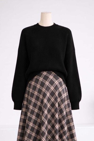 Simit Yaka Oslo Yumoş Kazak Siyah