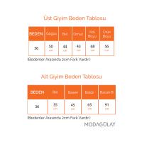 Fermuarlı Etekli Süet Takım_Lacivert