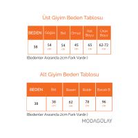 Gül Aksesuarlı Etekli Takım_Çağla