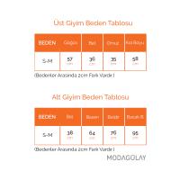 Çift Cepli Bağlamalı Etekli İthal Keten Takım_Siyah