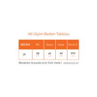 Tokalı Çıtçıtlı Double Pantolon_İndigo