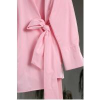 Yandan Bağlamalı Poplin Kimono_Açık Pembe